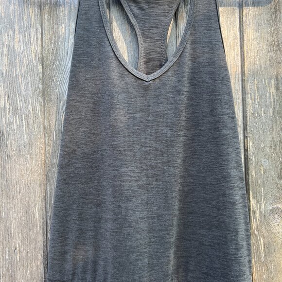 Vuori - Lux Harem Jumpsuit in charcoal heather gray. - Picture 4 of 8